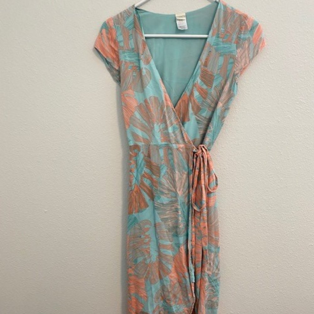l*space Palms Floral Wrap Dress